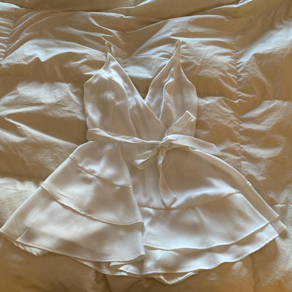 Altar'd State White Midi Dress